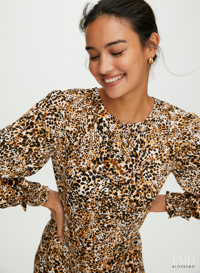 Kelsey Merritt featured in  the Aritzia catalogue for Autumn/Winter 2019