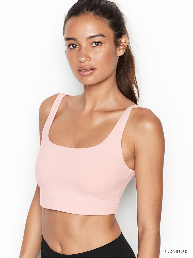 Kelsey Merritt featured in  the Victoria\'s Secret VSX catalogue for Autumn/Winter 2019