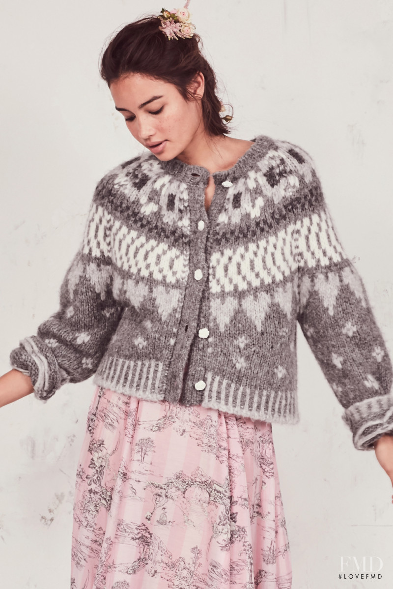 Kelsey Merritt featured in  the LoveShackFancy catalogue for Winter 2011