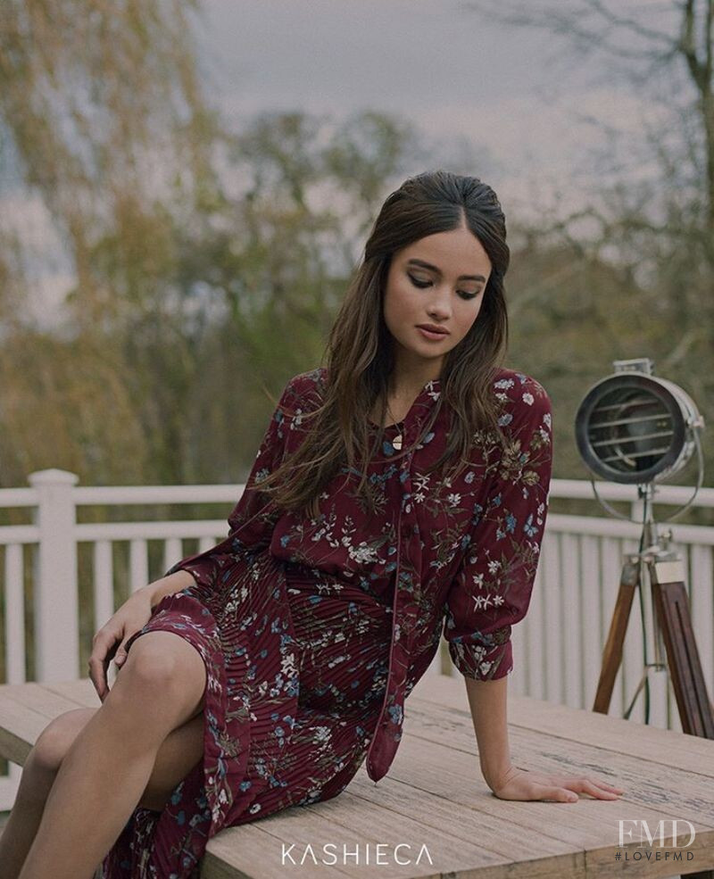 Kelsey Merritt featured in  the Kashieca advertisement for Autumn/Winter 2019