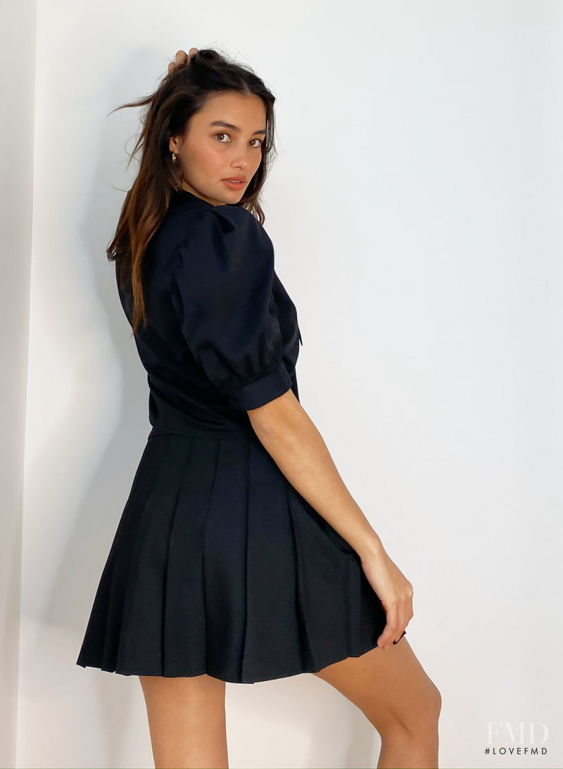 Kelsey Merritt featured in  the Aritzia catalogue for Spring/Summer 2020