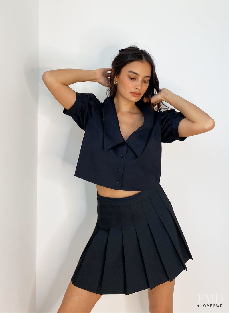 Kelsey Merritt featured in  the Aritzia catalogue for Spring/Summer 2020