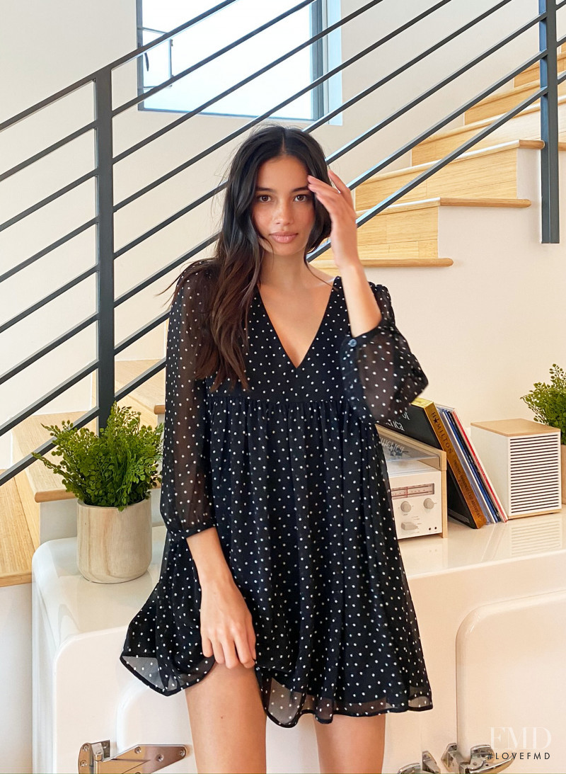 Kelsey Merritt featured in  the Aritzia catalogue for Spring/Summer 2020