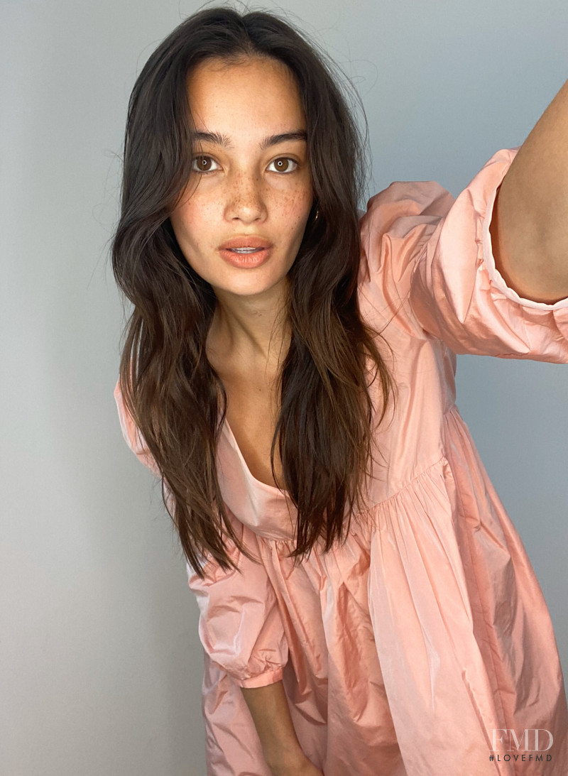 Kelsey Merritt featured in  the Aritzia catalogue for Spring/Summer 2020