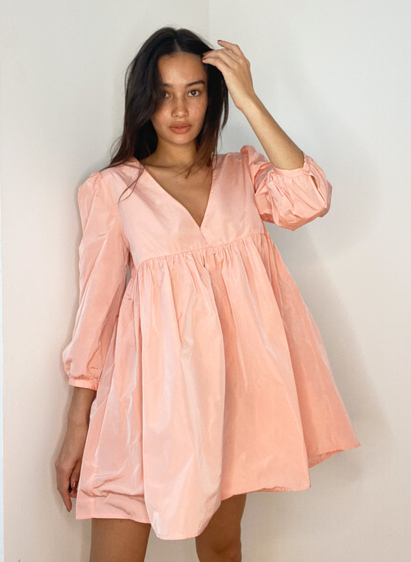 Kelsey Merritt featured in  the Aritzia catalogue for Spring/Summer 2020