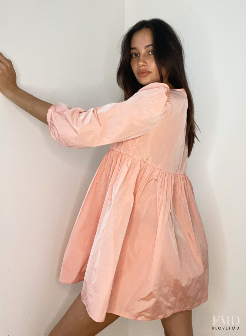 Kelsey Merritt featured in  the Aritzia catalogue for Spring/Summer 2020