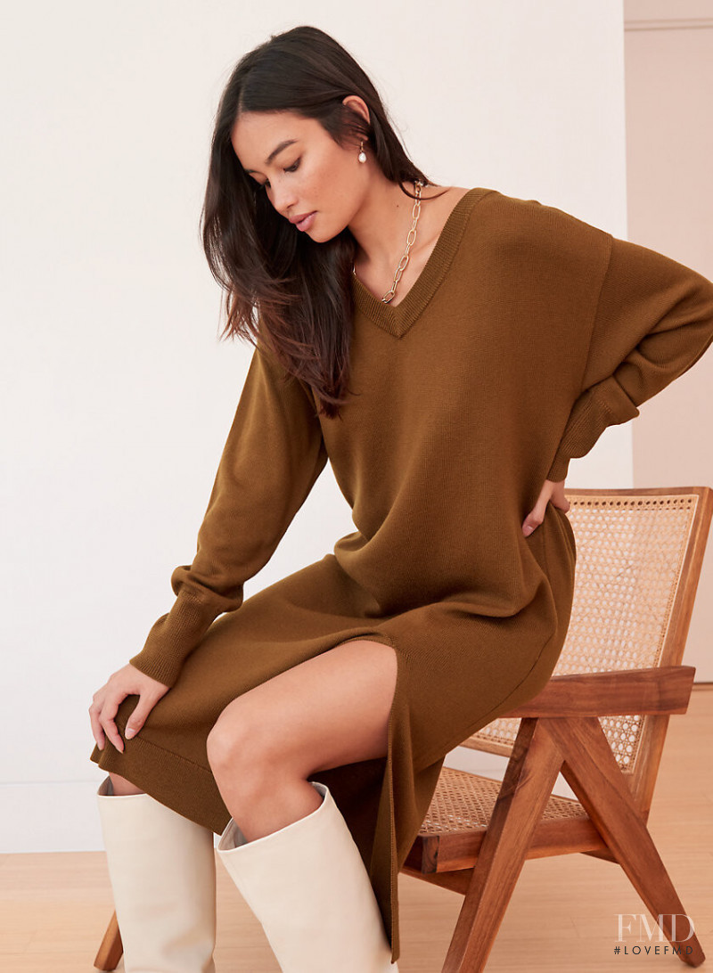 Kelsey Merritt featured in  the Aritzia catalogue for Spring/Summer 2020