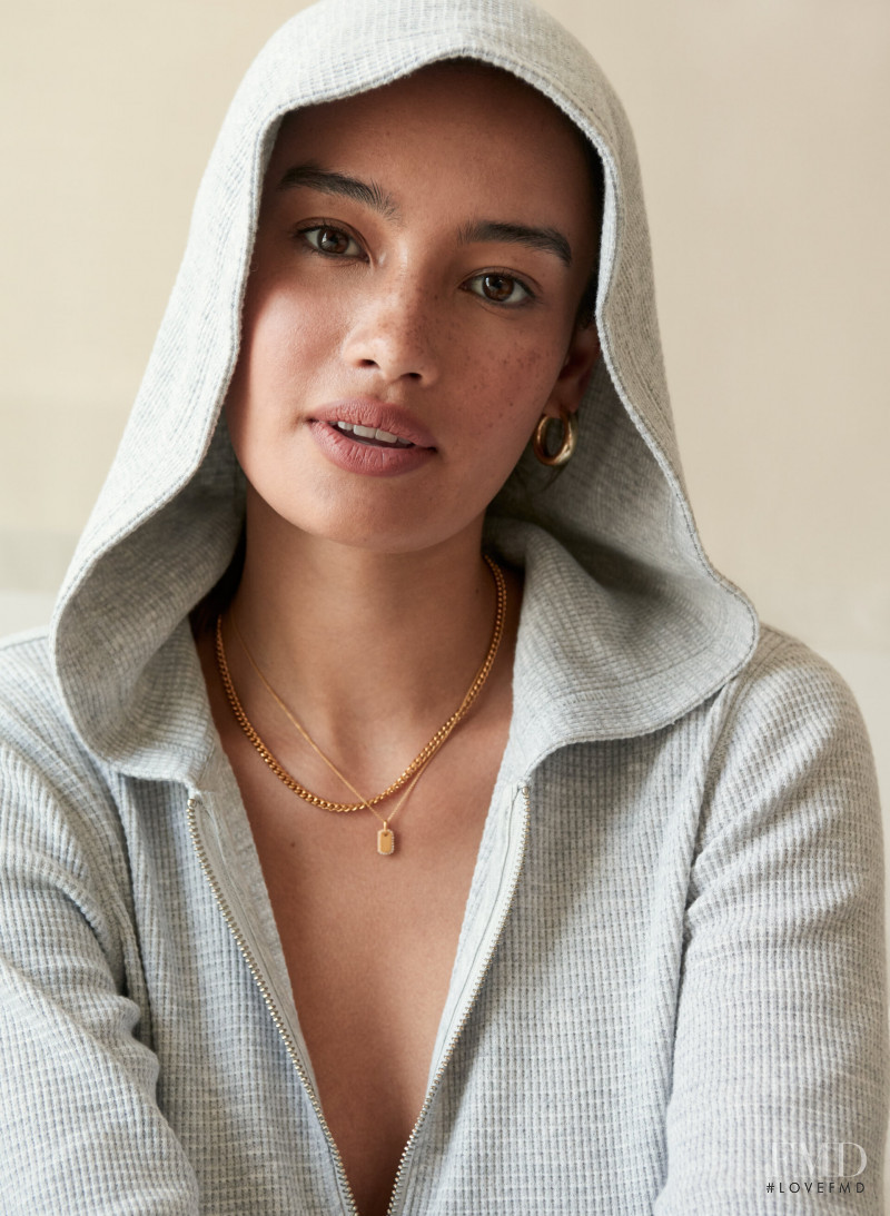 Kelsey Merritt featured in  the Aritzia catalogue for Spring/Summer 2020