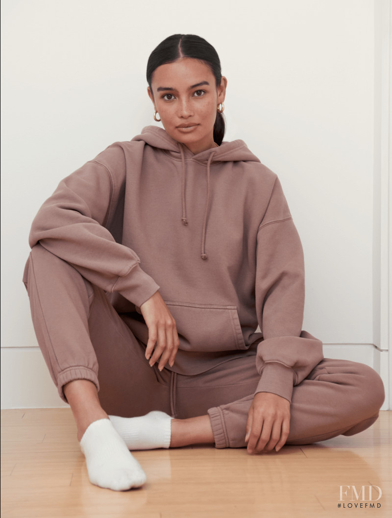 Kelsey Merritt featured in  the Aritzia catalogue for Spring/Summer 2020