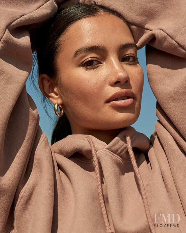 Kelsey Merritt featured in  the Aritzia catalogue for Spring/Summer 2020