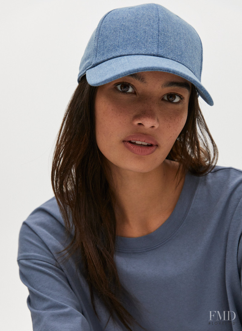 Kelsey Merritt featured in  the Aritzia catalogue for Spring/Summer 2020