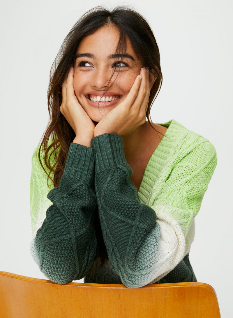 Kelsey Merritt featured in  the Aritzia catalogue for Spring/Summer 2020