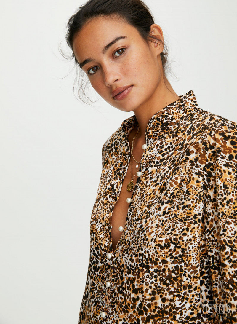 Kelsey Merritt featured in  the Aritzia catalogue for Spring/Summer 2020