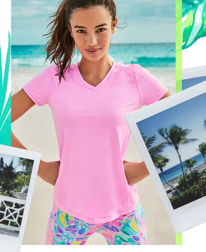 Kelsey Merritt featured in  the Lilly Pulitzer catalogue for Spring/Summer 2020