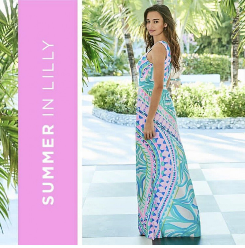 Kelsey Merritt featured in  the Lilly Pulitzer catalogue for Spring/Summer 2020