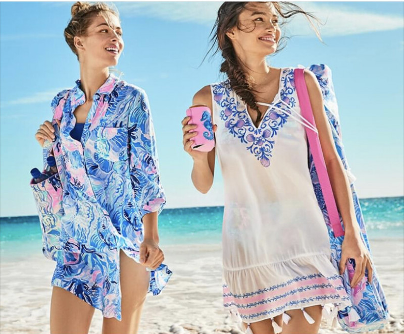 Kelsey Merritt featured in  the Lilly Pulitzer catalogue for Spring/Summer 2020