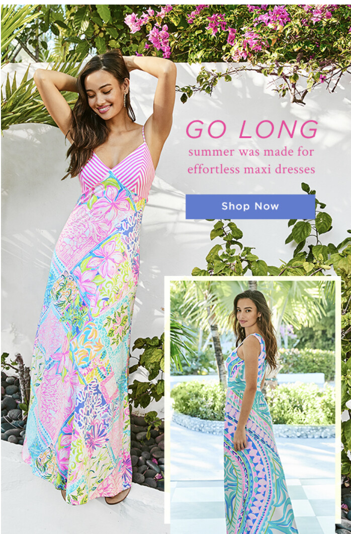 Kelsey Merritt featured in  the Lilly Pulitzer catalogue for Spring/Summer 2020