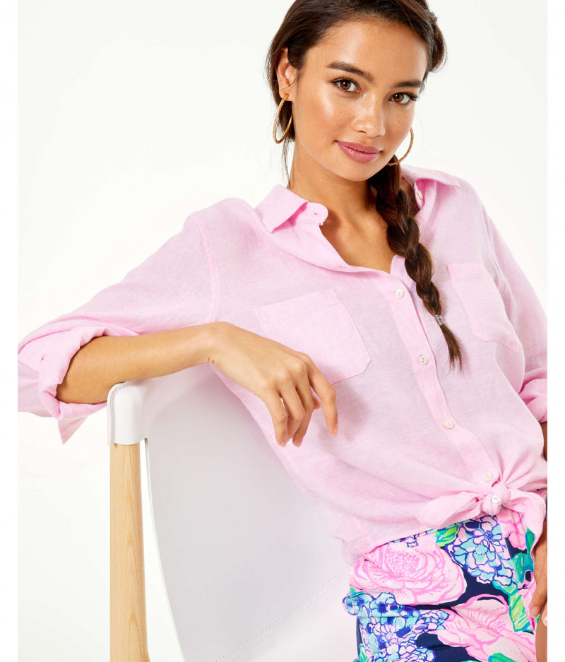 Kelsey Merritt featured in  the Lilly Pulitzer catalogue for Spring/Summer 2020