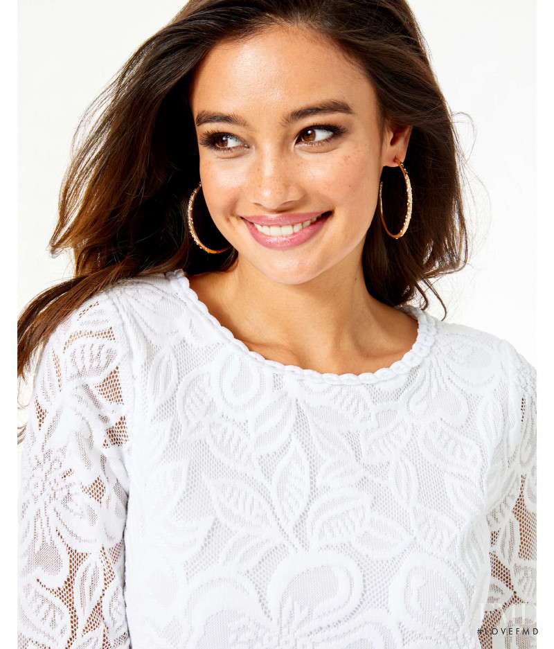 Kelsey Merritt featured in  the Lilly Pulitzer catalogue for Spring/Summer 2020