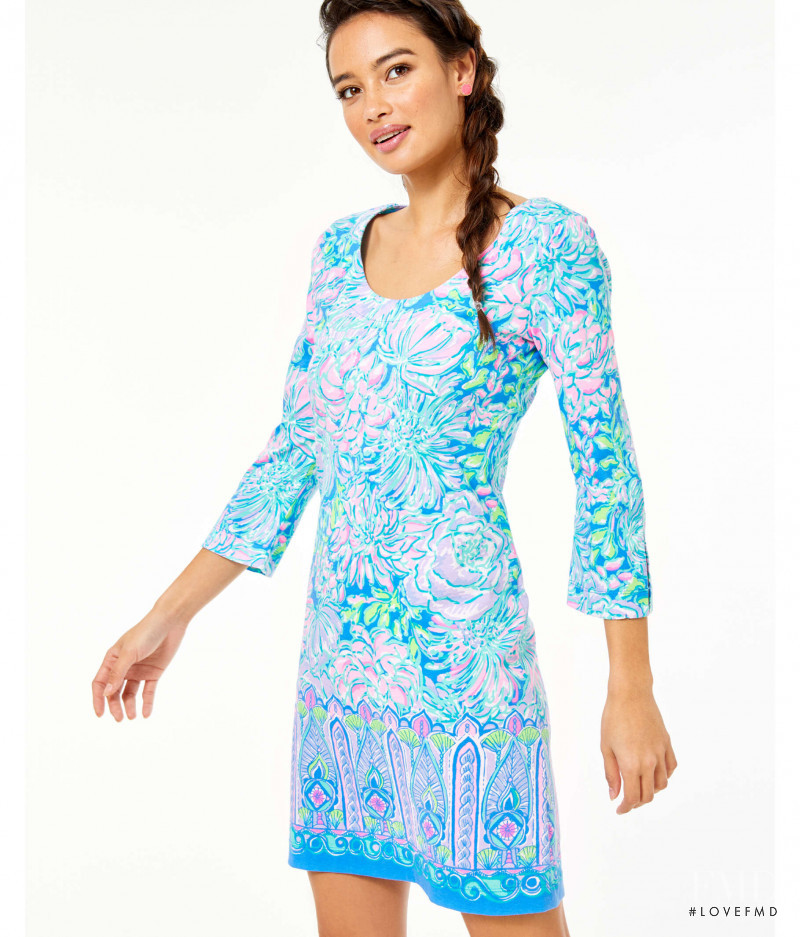 Kelsey Merritt featured in  the Lilly Pulitzer catalogue for Spring/Summer 2020