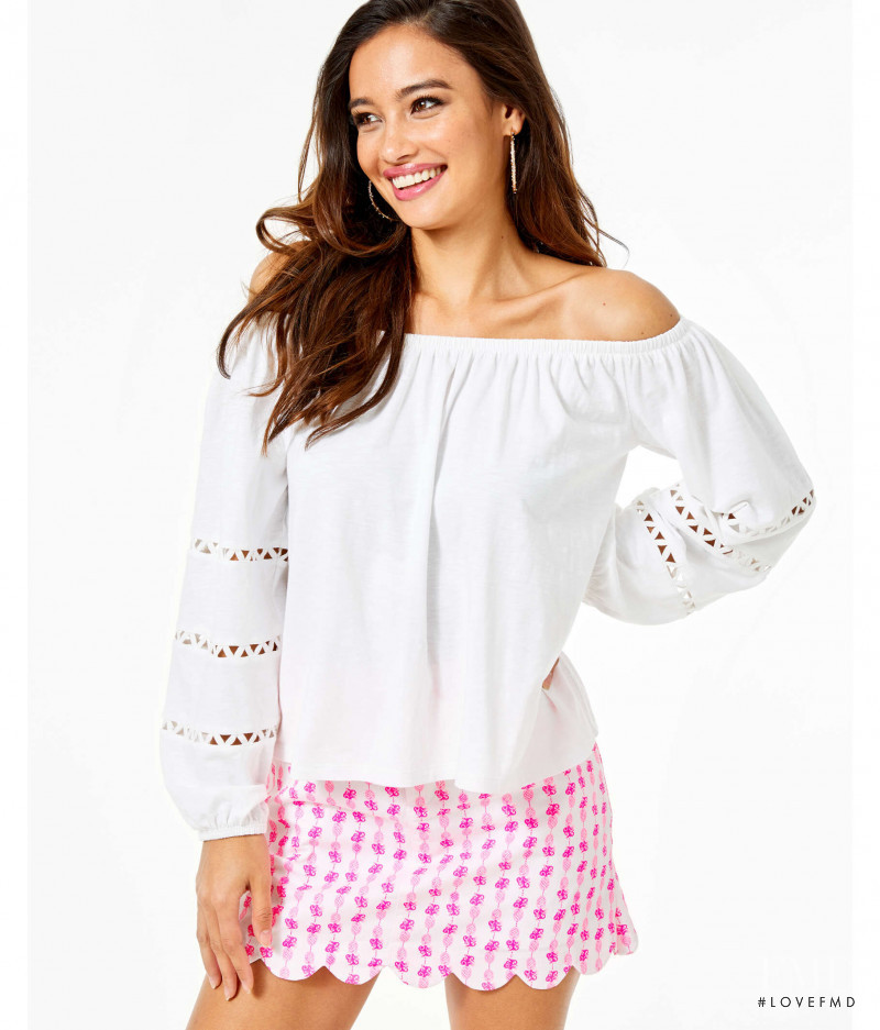 Kelsey Merritt featured in  the Lilly Pulitzer catalogue for Spring/Summer 2020