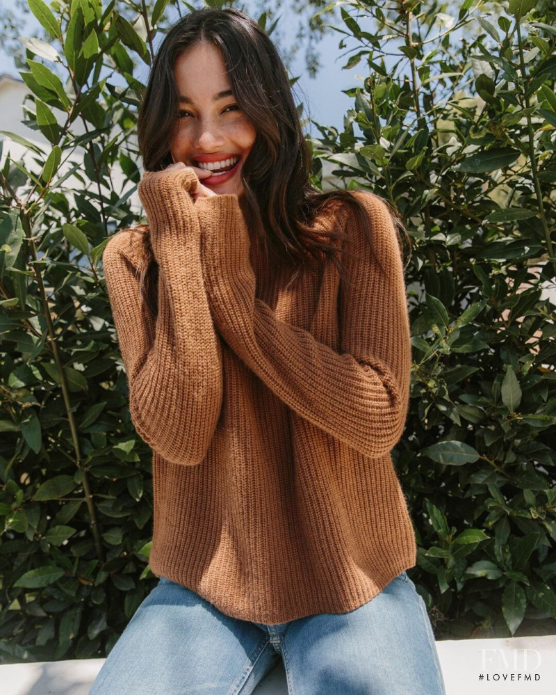 Kelsey Merritt featured in  the Aritzia catalogue for Autumn/Winter 2020