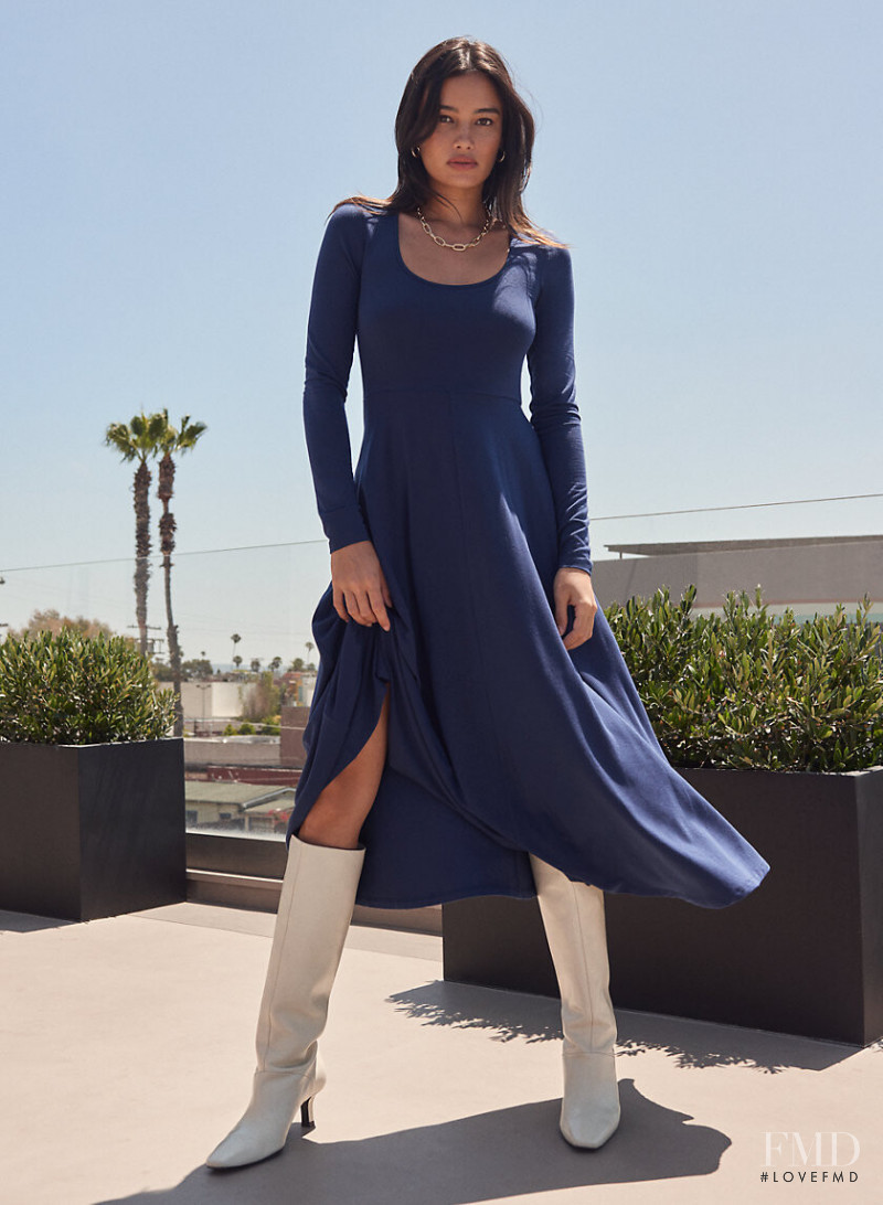 Kelsey Merritt featured in  the Aritzia catalogue for Autumn/Winter 2020