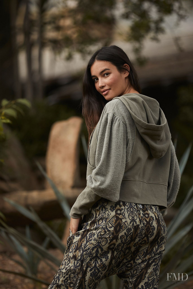 Kelsey Merritt featured in  the Free People catalogue for Pre-Fall 2020