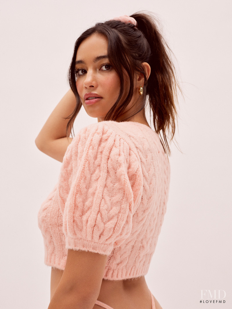 Kelsey Merritt featured in  the Victoria\'s Secret catalogue for Autumn/Winter 2020