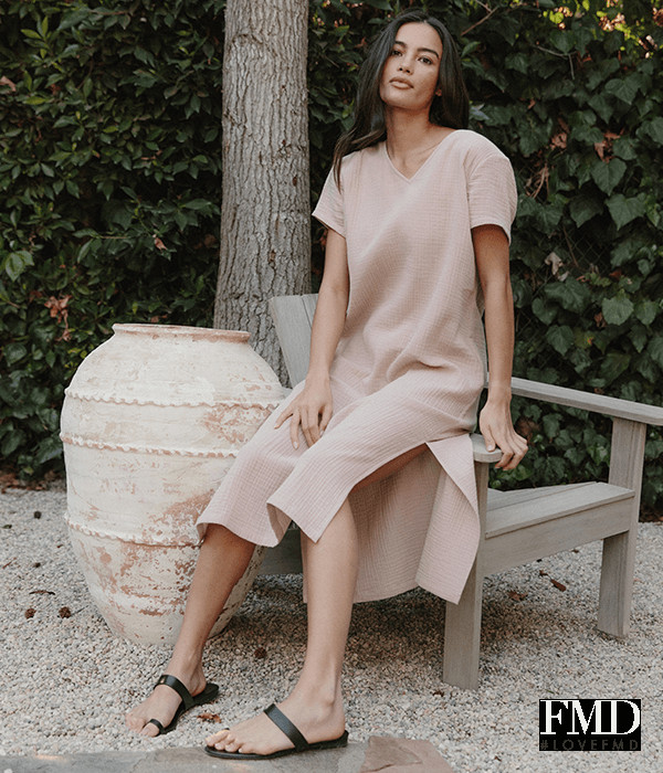 Kelsey Merritt featured in  the Jenni Kayne advertisement for Spring/Summer 2021