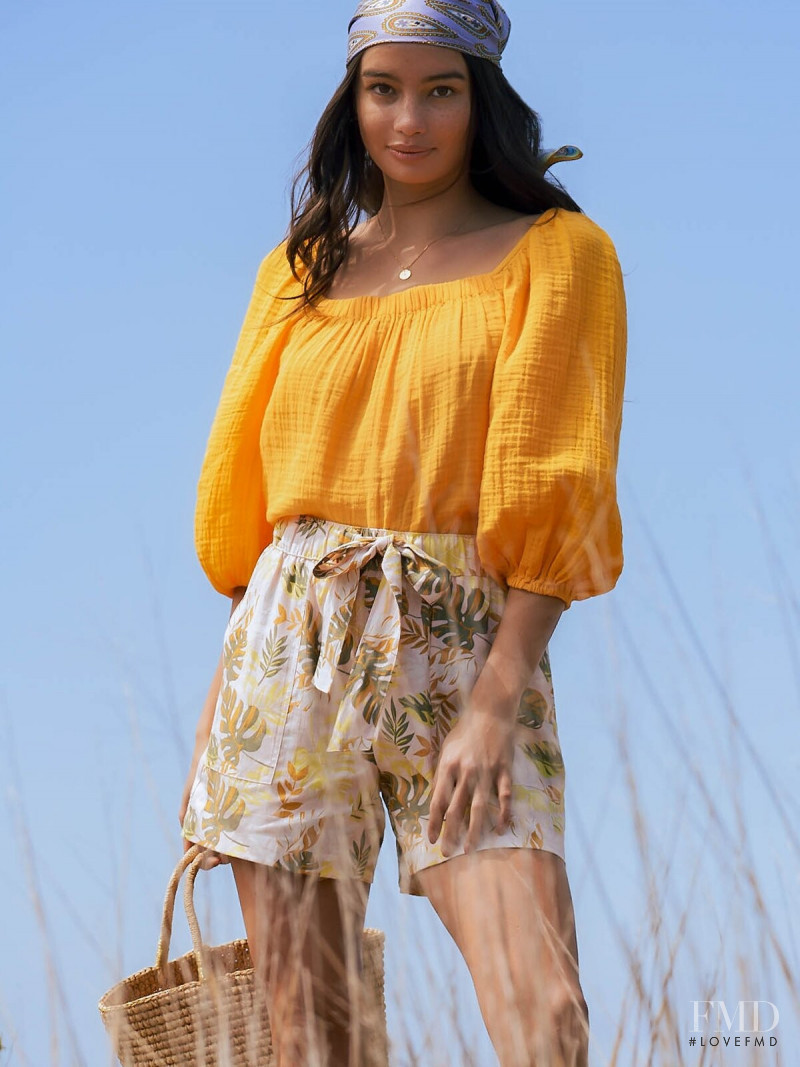 Kelsey Merritt featured in  the Sanctuary lookbook for Summer 2021