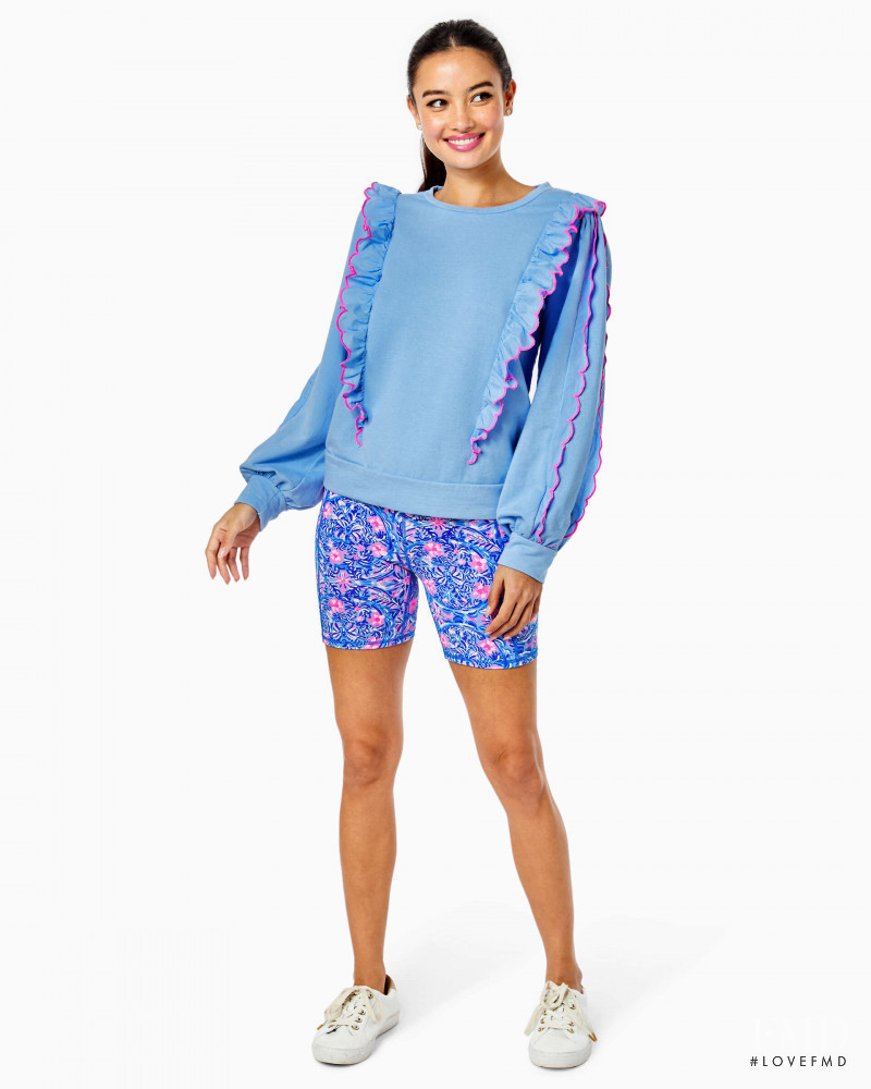 Kelsey Merritt featured in  the Lilly Pulitzer catalogue for Spring/Summer 2022