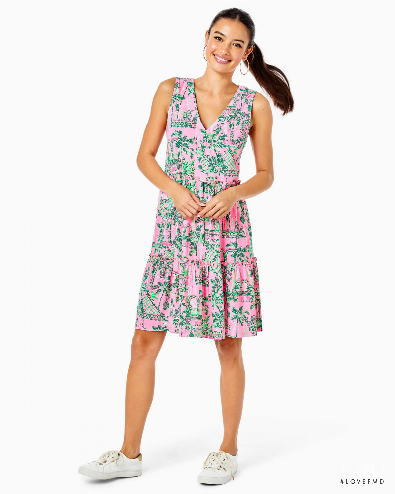 Kelsey Merritt featured in  the Lilly Pulitzer catalogue for Spring/Summer 2022