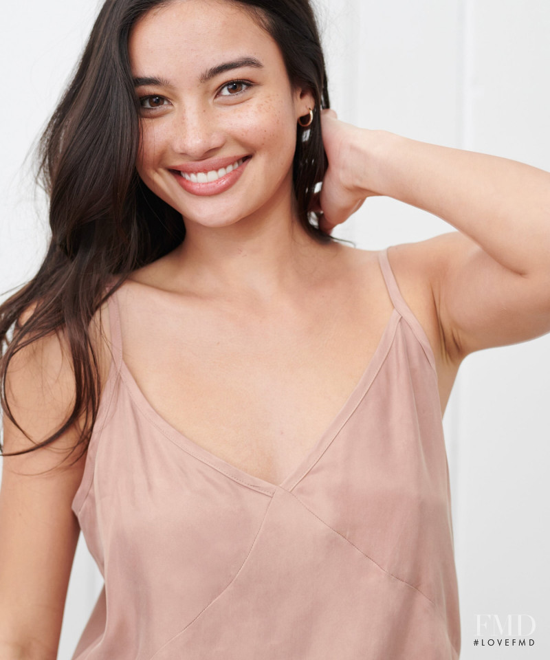 Kelsey Merritt featured in  the Jenni Kayne lookbook for Spring/Summer 2022