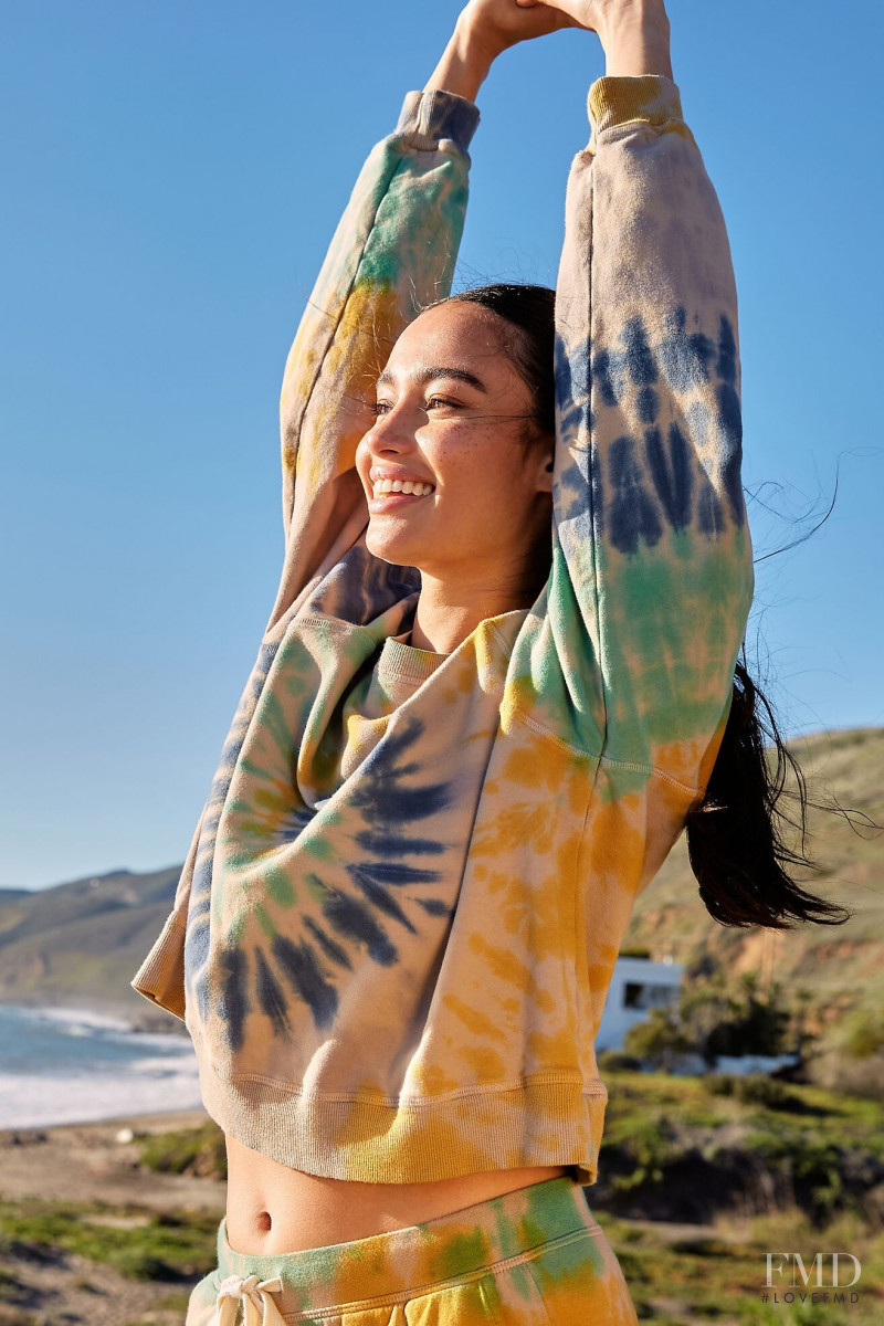 Kelsey Merritt featured in  the Anthropologie catalogue for Summer 2022
