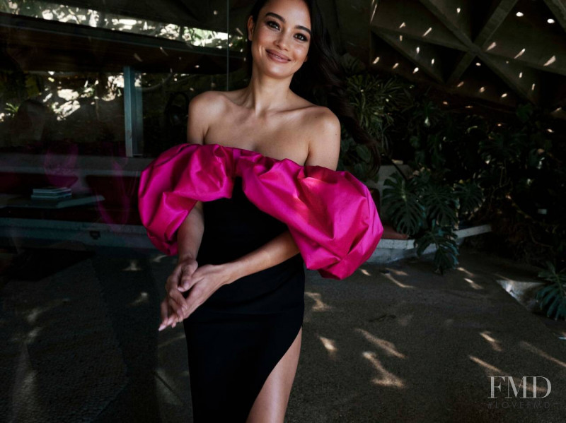 Kelsey Merritt featured in  the Nicole + Felicia lookbook for Autumn/Winter 2022