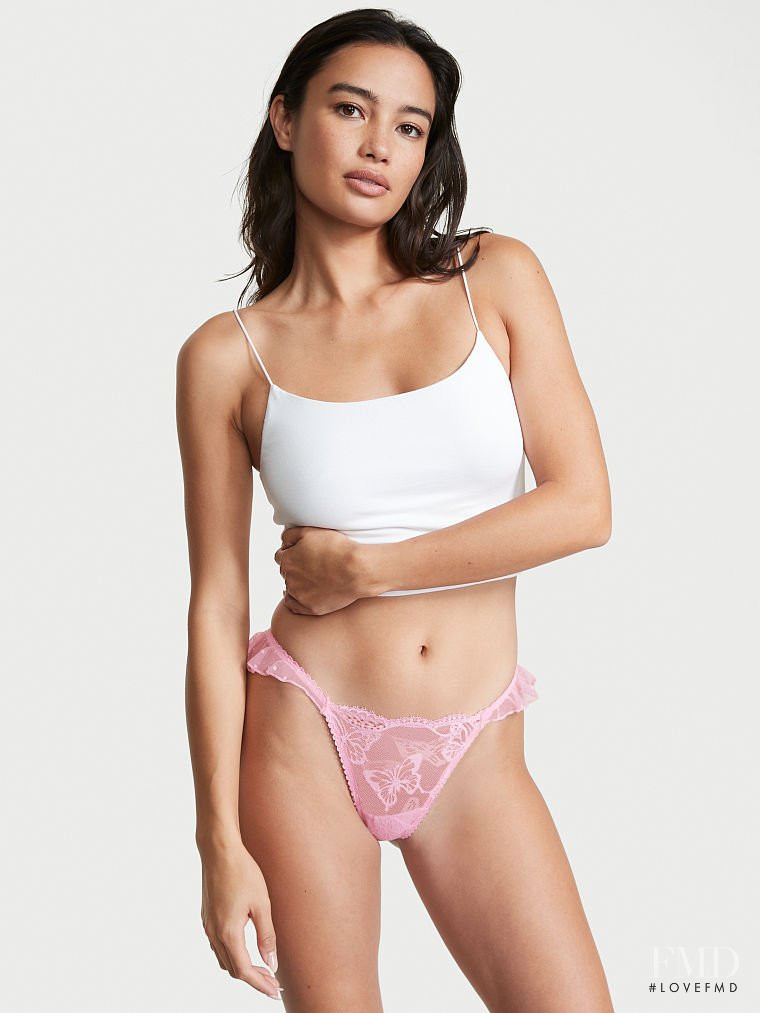 Kelsey Merritt featured in  the Victoria\'s Secret catalogue for Autumn/Winter 2021