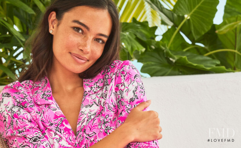 Kelsey Merritt featured in  the Lilly Pulitzer catalogue for Autumn/Winter 2021