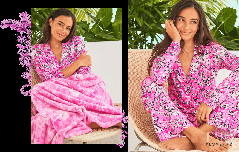 Kelsey Merritt featured in  the Lilly Pulitzer catalogue for Autumn/Winter 2021