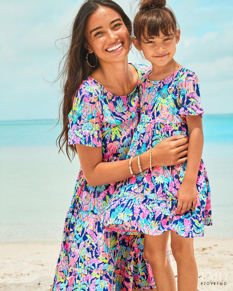 Kelsey Merritt featured in  the Lilly Pulitzer catalogue for Autumn/Winter 2021