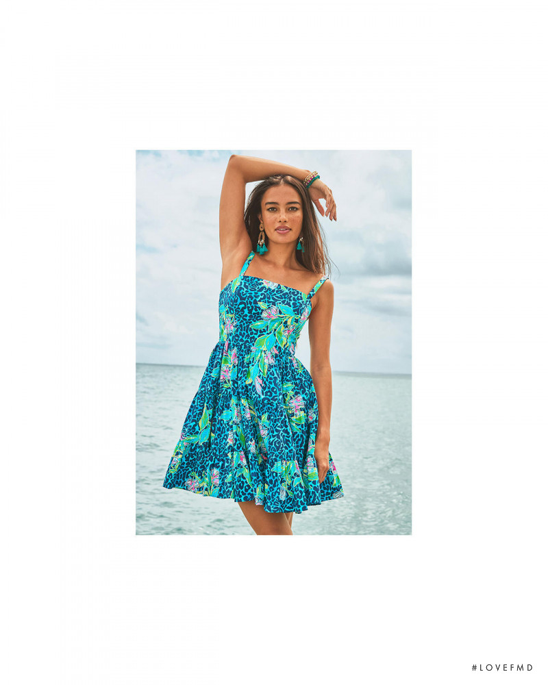 Kelsey Merritt featured in  the Lilly Pulitzer catalogue for Autumn/Winter 2021