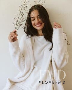 Kelsey Merritt featured in  the Jenni Kayne advertisement for Autumn/Winter 2021