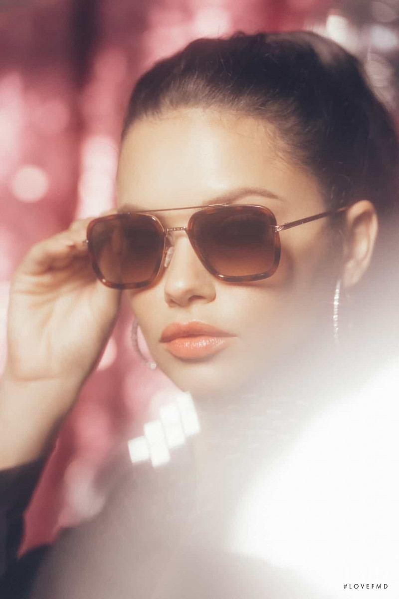 Adriana Lima featured in  the Prive Revaux advertisement for Spring/Summer 2020