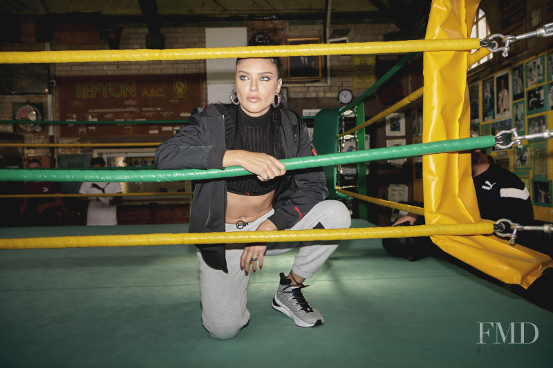 Adriana Lima featured in  the PUMA x Adriana Lima advertisement for Autumn/Winter 2019
