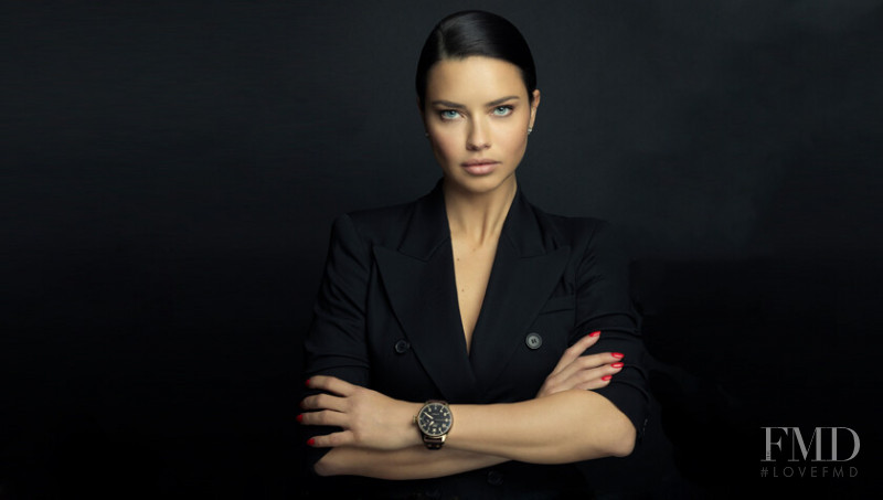 Adriana Lima featured in  the IWC advertisement for Spring/Summer 2019