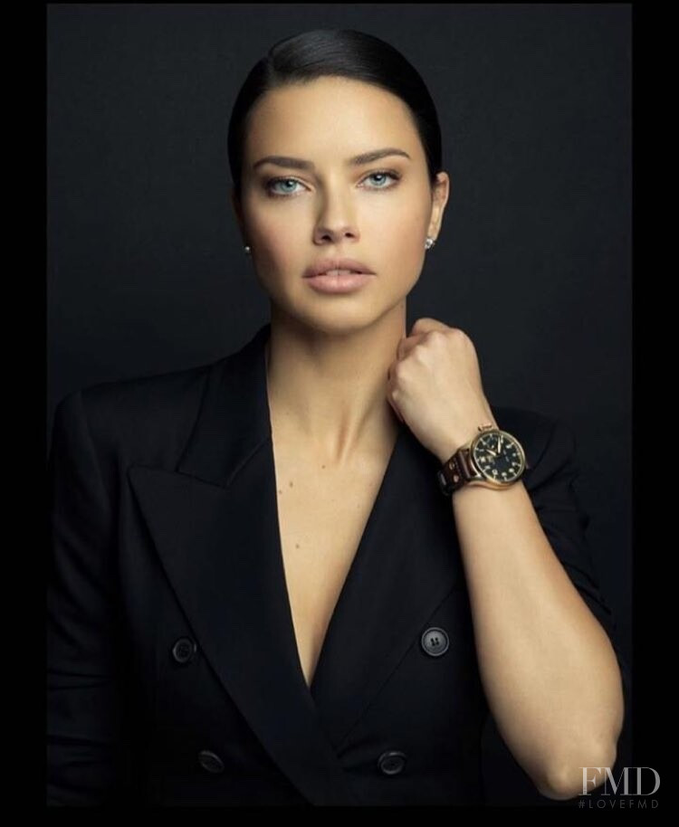 Adriana Lima featured in  the IWC advertisement for Spring/Summer 2019