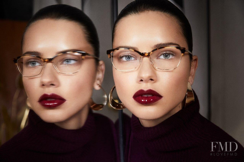 Adriana Lima featured in  the BCBG By Max Azria Eyewear advertisement for Autumn/Winter 2019