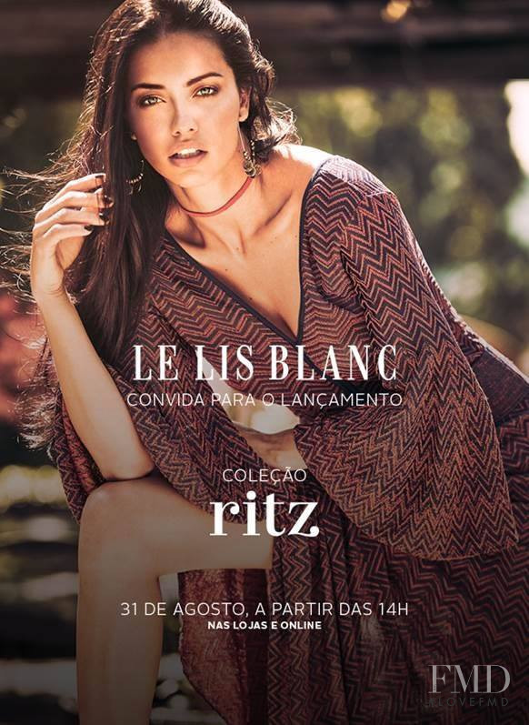 Adriana Lima featured in  the Le Lis Blanc advertisement for Autumn/Winter 2016