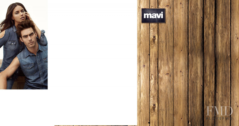 Adriana Lima featured in  the Mavi advertisement for Autumn/Winter 2012