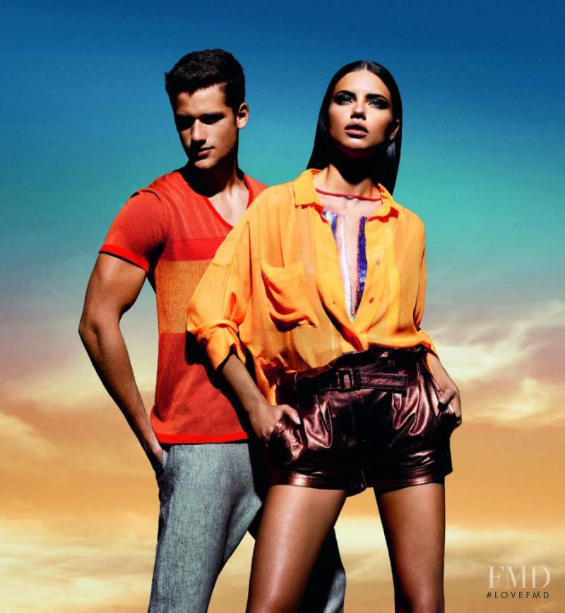 Adriana Lima featured in  the Forum advertisement for Spring/Summer 2011